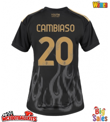 Juventus Andrea Cambiaso #20 Replica Third Stadium Shirt for Women 2026-27 Short Sleeve
